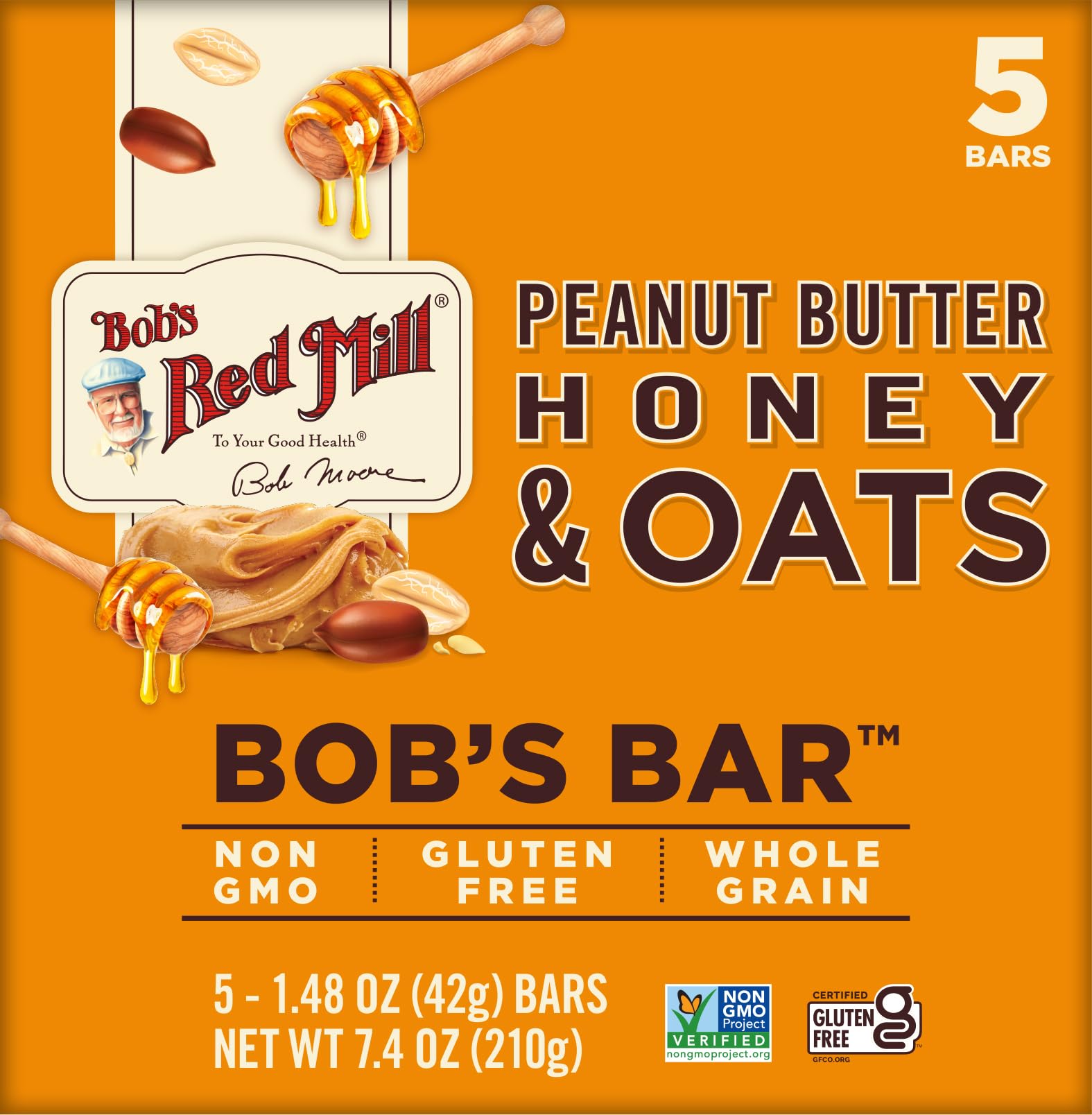 Bob's Red Mill grab-and-go bar ready for a quick snack