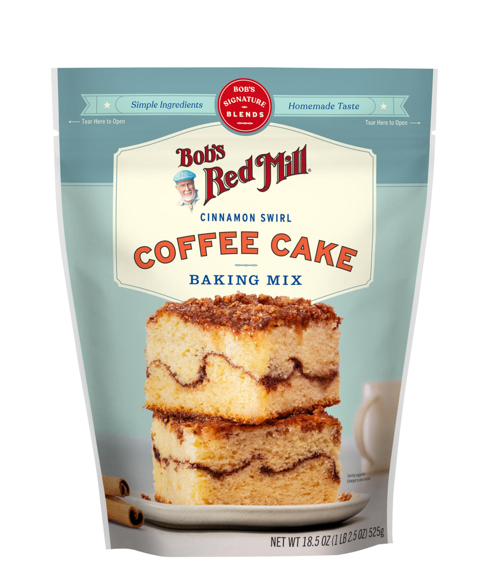 Bob's Red Mill cinnamon swirl topping closeup showing textured sweetness