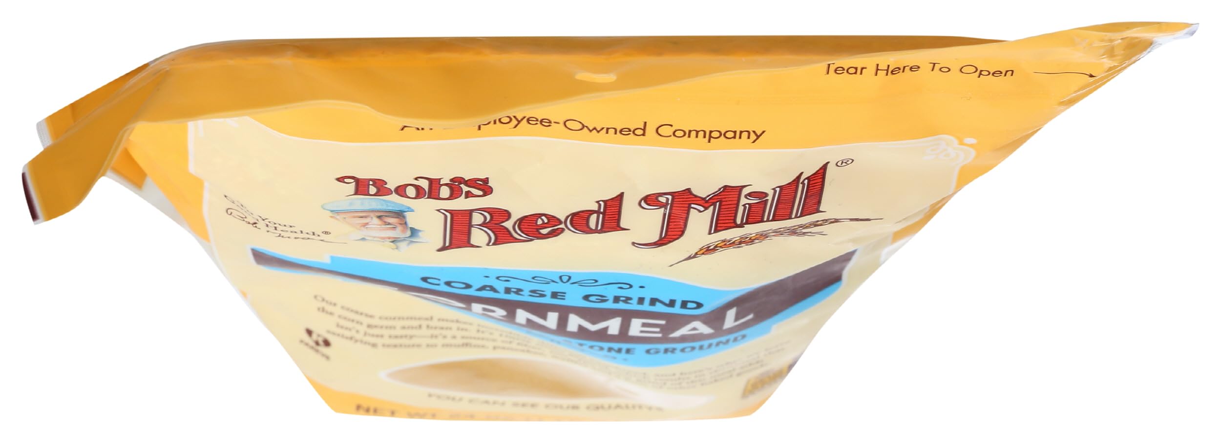 Textured muffins using Bob's Red Mill coarse cornmeal