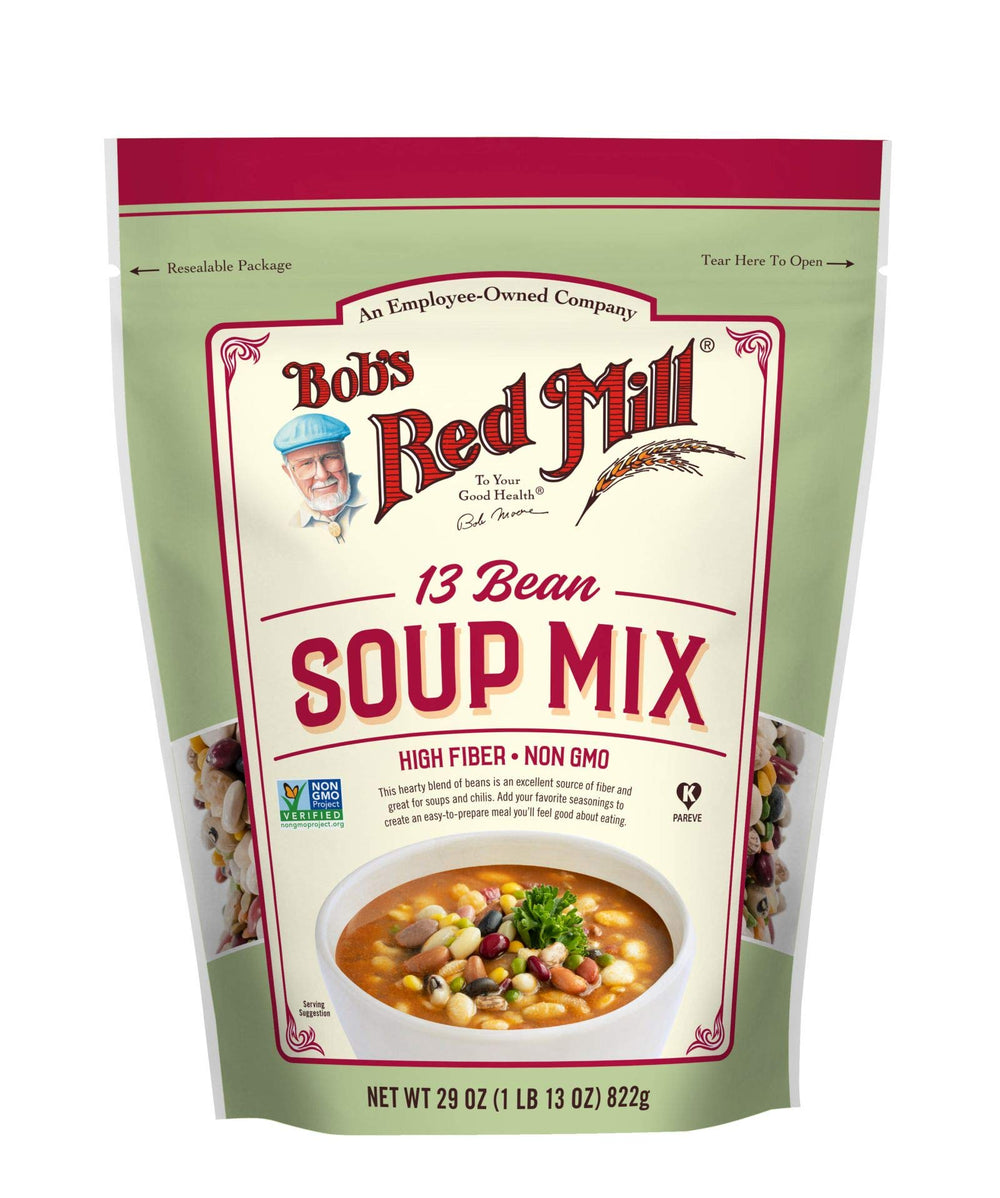 Bob's Red Mill cooking-ready soup base for easy weeknight dinners.