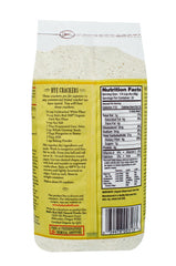 Bob's Red Mill dark rye flour with scoop ready for hearty breads.