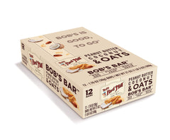 Bob's Red Mill fiber boost bar close-up showing texture and nourishment for a snack.