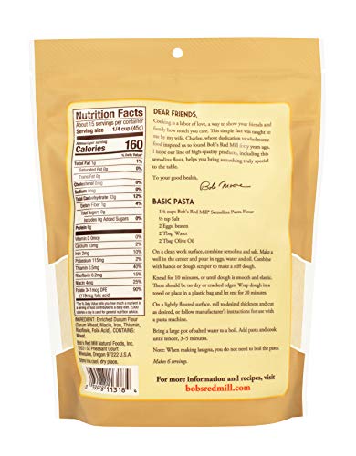 Bob's Red Mill fresh pasta dough ready for shaping ravioli or linguine