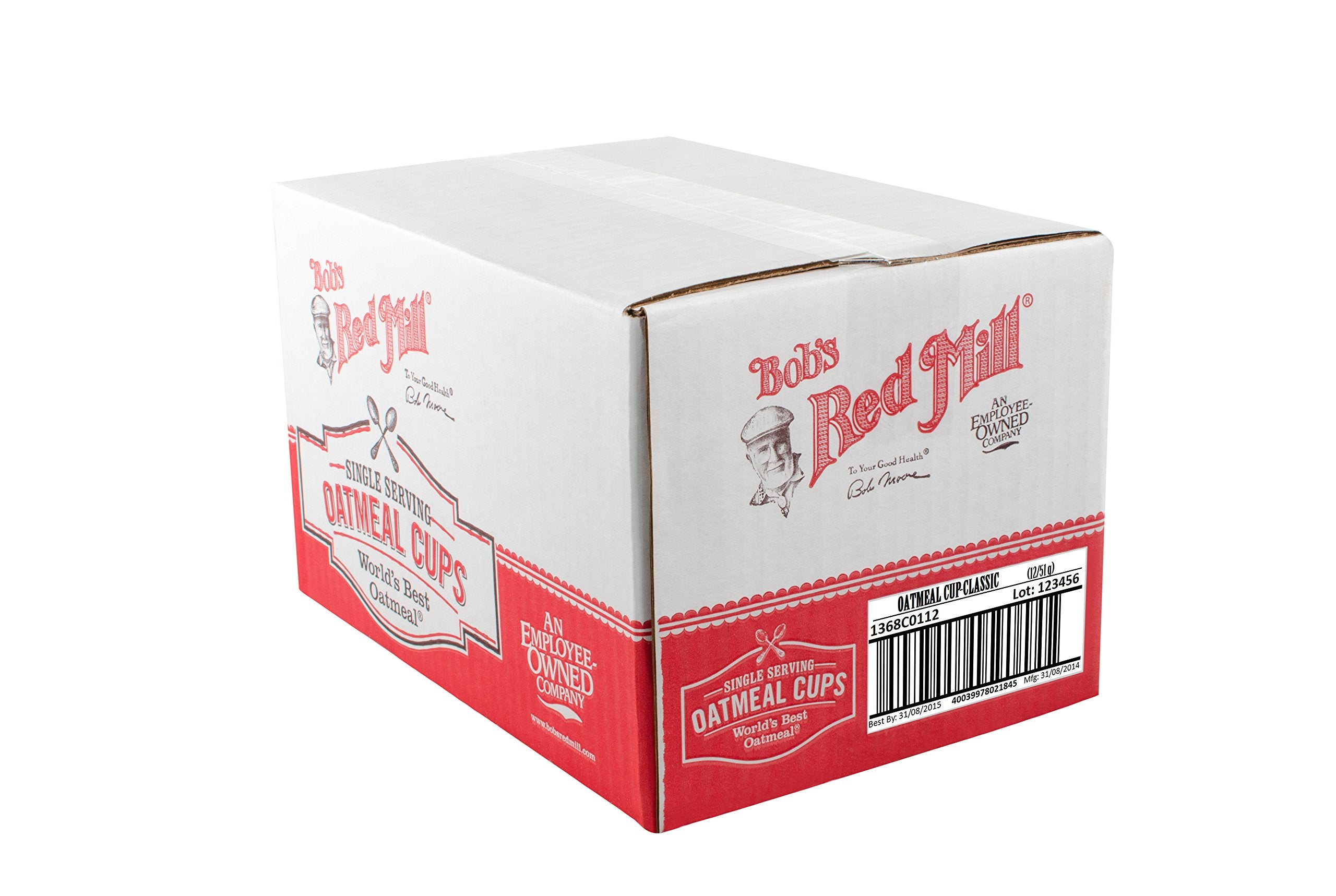 Bob's Red Mill GF Oatmeal Cup on-the-go portable breakfast