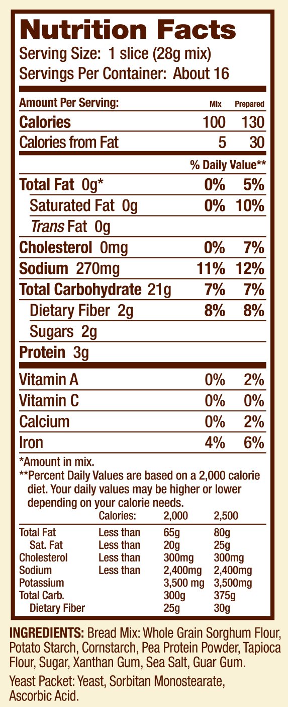 Bob's Red Mill gluten free bread mix toast-ready slices ideal for morning breakfasts