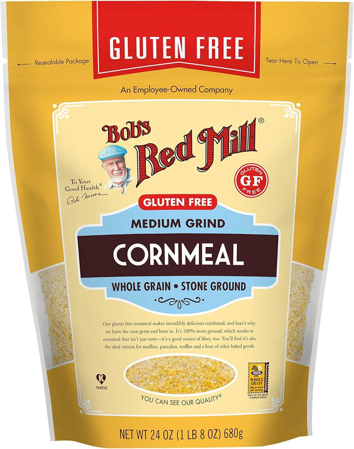 Bob's Red Mill gluten-free cornmeal polenta dish with creamy texture