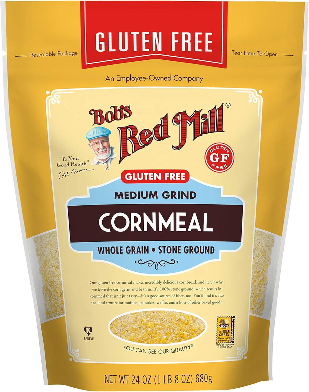 Bob's Red Mill gluten-free cornmeal polenta dish with creamy texture