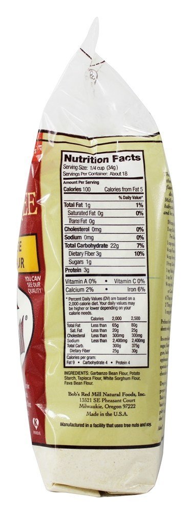 Bob's Red Mill gluten-free flour in a bowl with batter for versatile baking.