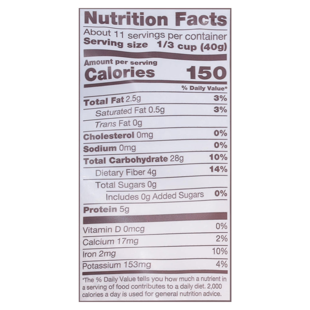 Oat bran used in baking adds smooth texture to muffins
