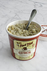 Bob's Red Mill gluten free oatmeal cup Apple Cinnamon ready to mix for quick mornings