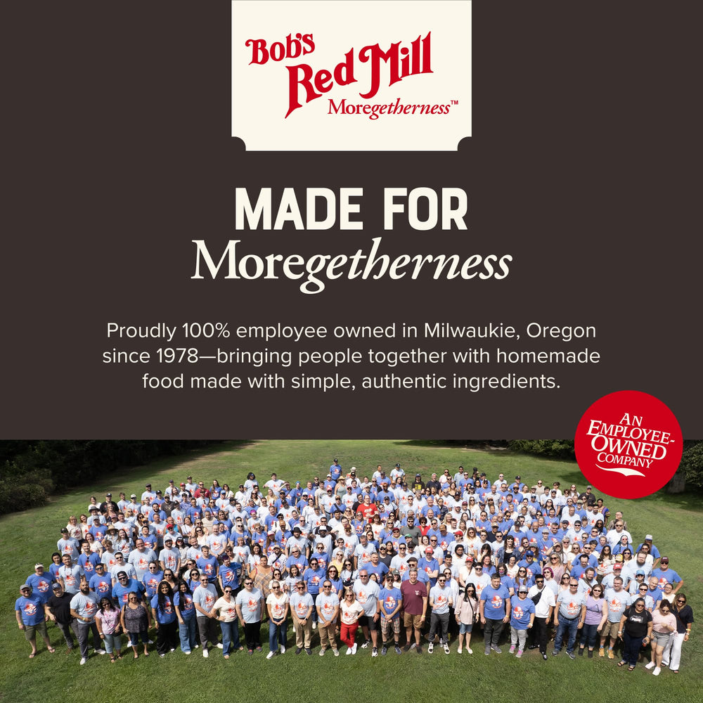 Bob's Red Mill gluten-free flour used for pasta and sauces