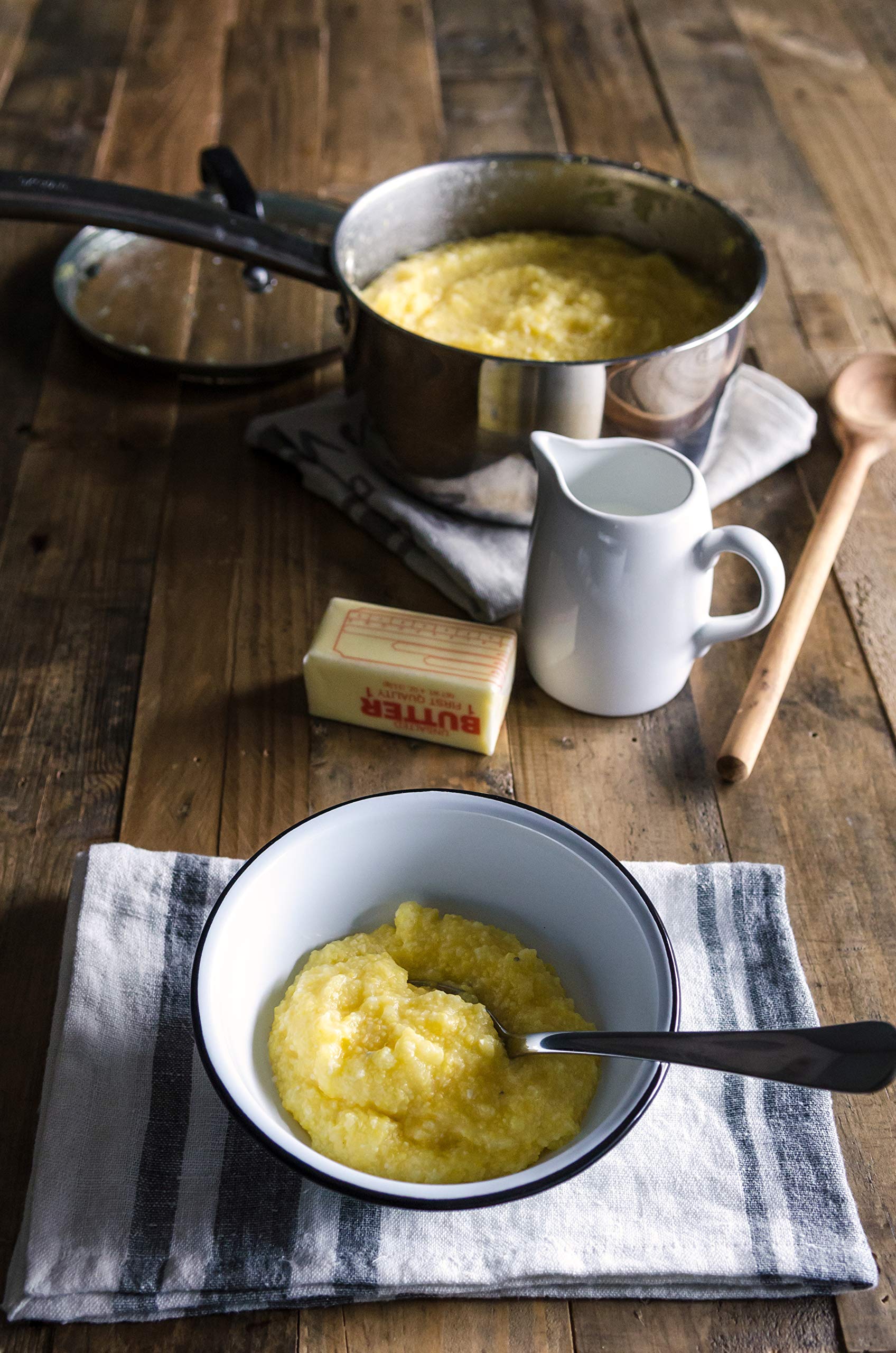 Bob's Red Mill gluten-free polenta in a bowl for comforting Italian meals