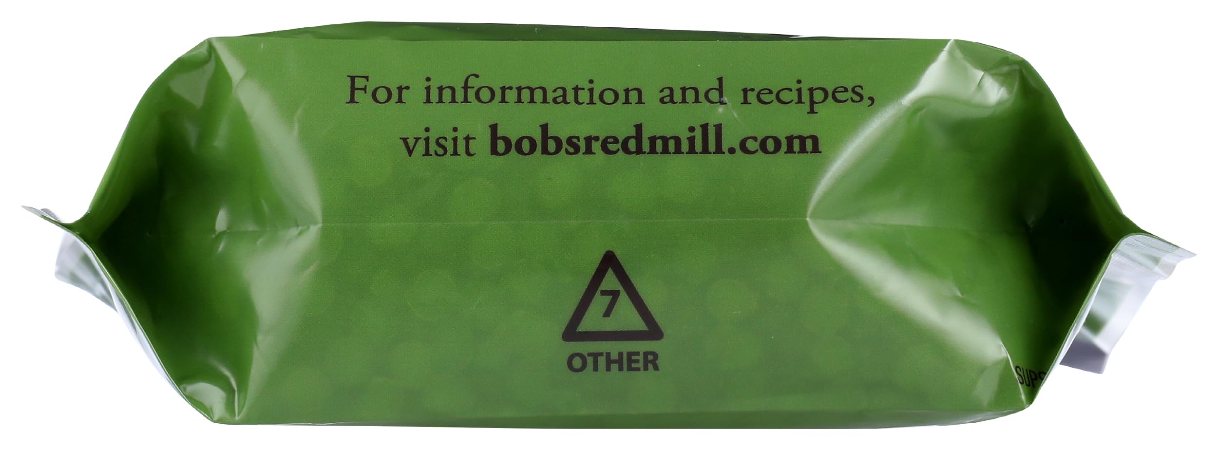 Bob's Red Mill Green Split Peas on a kitchen counter, pantry-friendly option