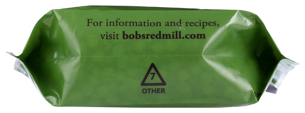 Bob's Red Mill Green Split Peas on a kitchen counter, pantry-friendly option