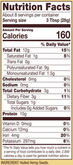 Bob's Red Mill hemp seed hearts bowl on salad, highlighting fiber and protein