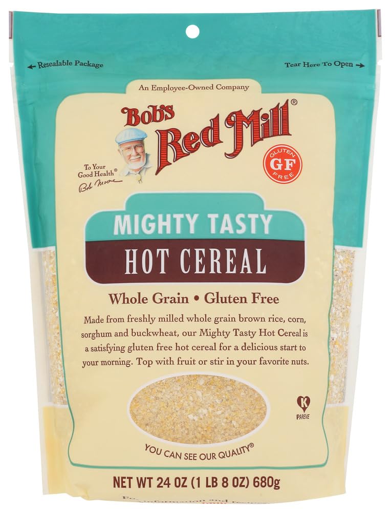 Bob's Red Mill Mighty Tasty Hot Cereal bowl for a gluten-free, satisfying breakfast