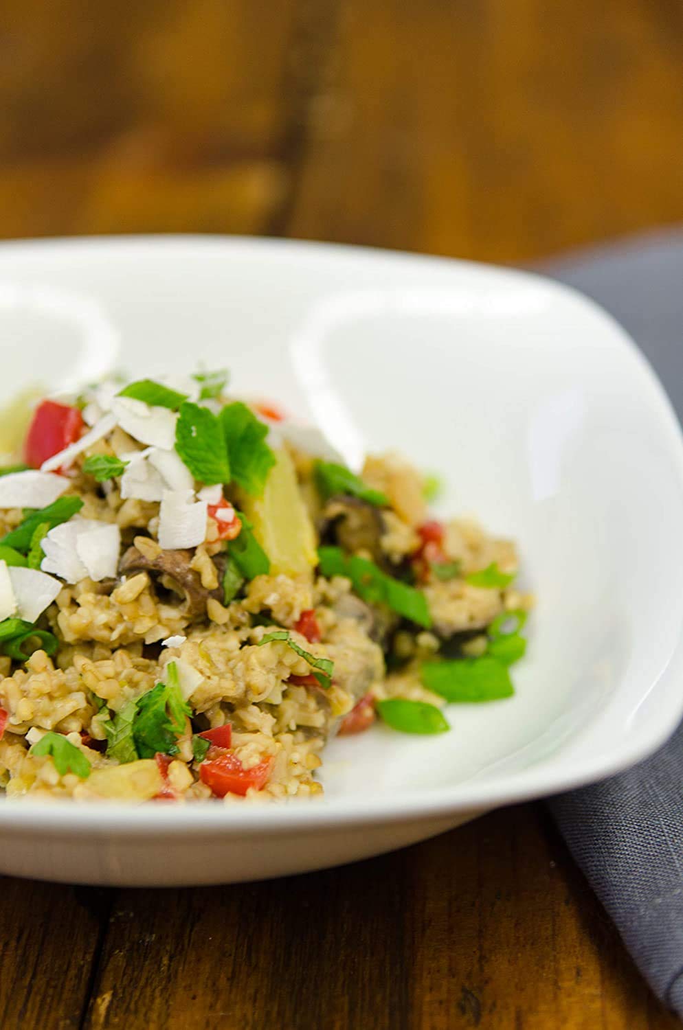 Bob's Red Mill oats steaming in a bowl with inviting aroma.