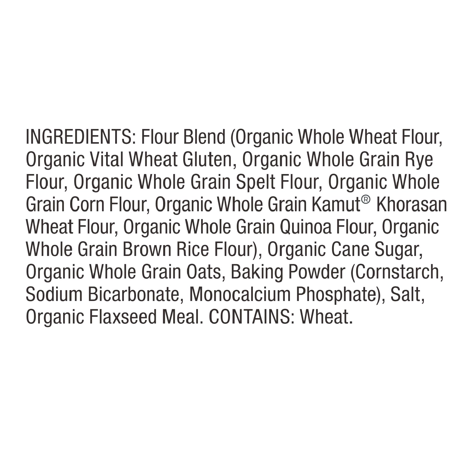 Bob's Red Mill Organic 7 Grain Non-GMO badge on package