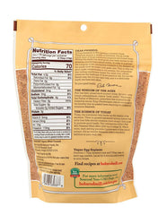 Bob's Red Mill Brown Flaxseed Meal ground texture for baking omega-3 fiber.