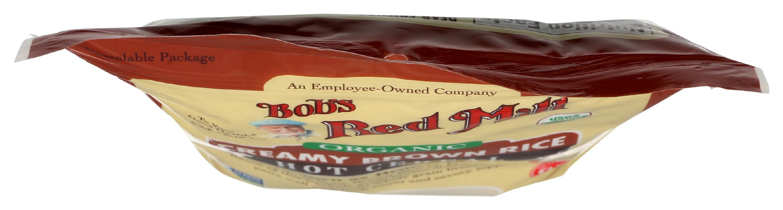 Bob's Red Mill Organic Brown Rice Hot Cereal microwaved for a quick meal.