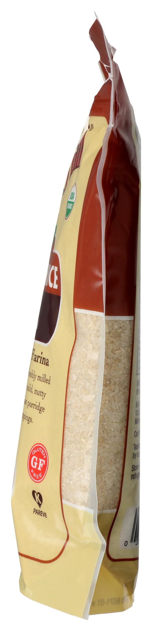 Bob's Red Mill Organic Brown Rice Hot Cereal, vegan and kosher.