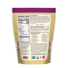Bob's Red Mill Organic Buckwheat Groats bag close-up, highlighting organic quality for wholesome meals.