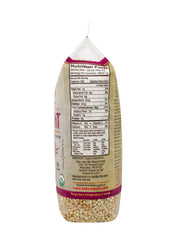 Bob's Red Mill Organic Buckwheat Groats certifications label indicates organic and Kosher Pareve status.