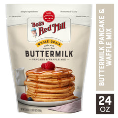 Whisk blending batter in a bowl for fluffy pancakes and crisp waffles