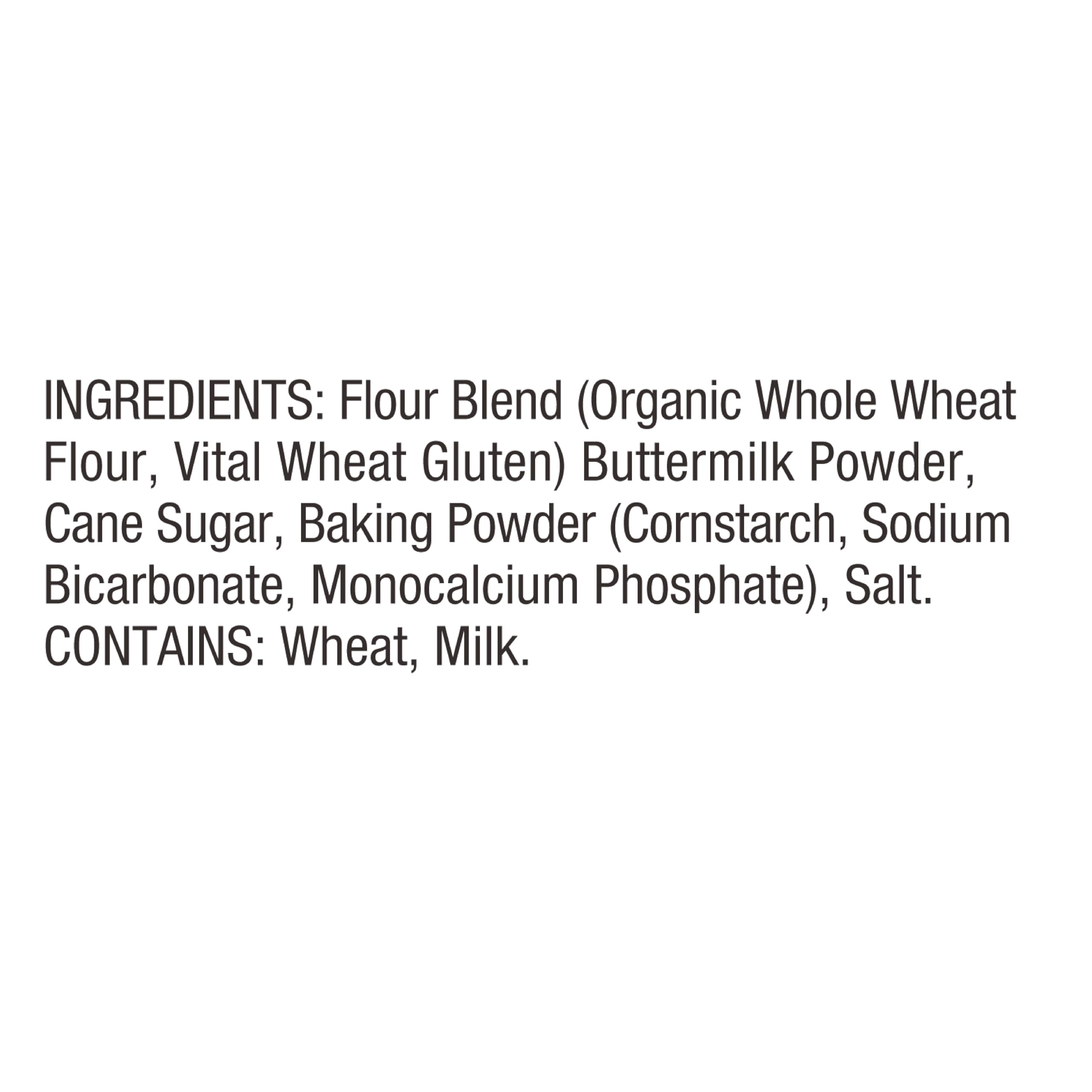 Measuring cup with mix and milk for quick, versatile pancake batter