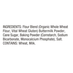 Measuring cup with mix and milk for quick, versatile pancake batter