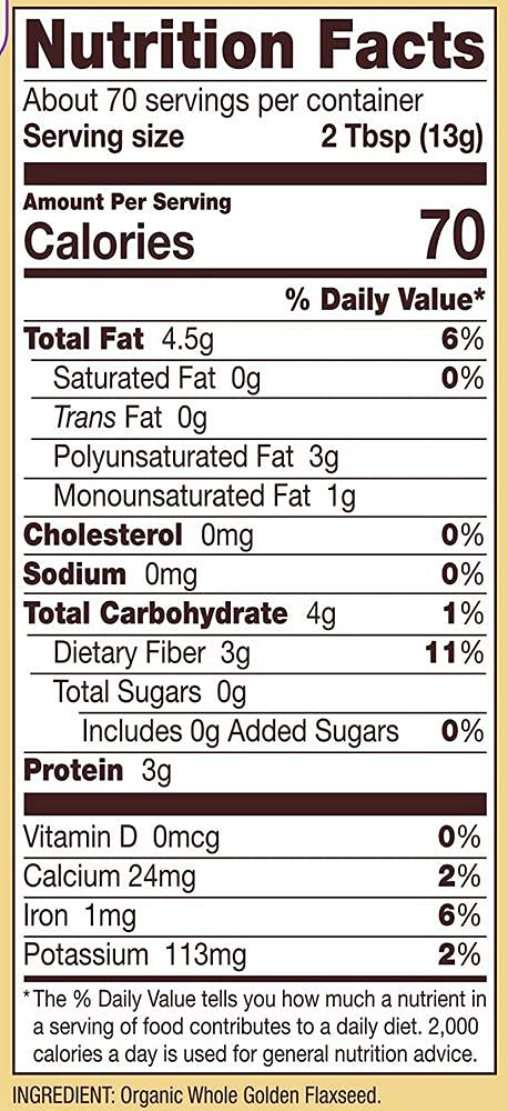 Close-up of fine flaxseed meal texture in bowl