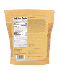 Bob's Red Mill Organic Golden Flaxseed Meal, cold-milled close-up preserves omega-3s and fresh flavor.