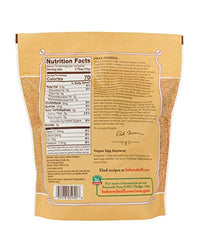 Bob's Red Mill Organic Golden Flaxseed Meal sprinkled on hot cereal shows nutty finish.