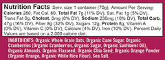 Bob's Red Mill Organic Oat Cup Cranberry Orange ingredients closeup showing almonds and cranberries.