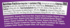 Bob's Red Mill Organic Oat Cup Fruit & Seed—gluten-free, dairy-free option for busy mornings.