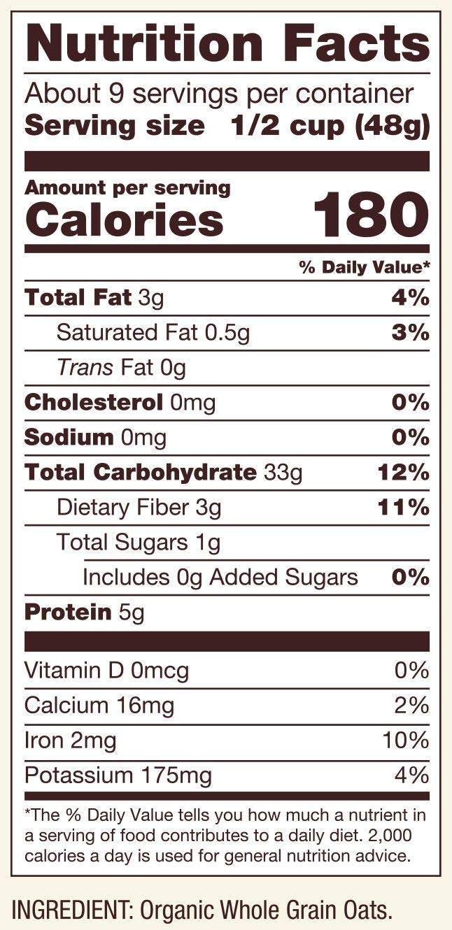Bob's Red Mill Organic Old Fashioned Rolled Oats in a jar for bulk storage.