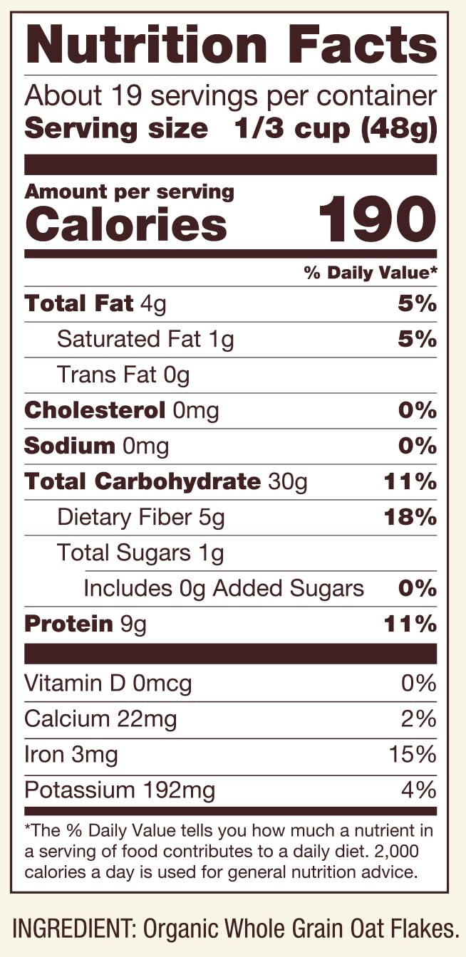 Bob's Red Mill Organic Protein Oats baked goods for protein-packed treats.
