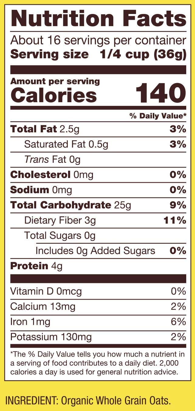 Bob's Red Mill Organic Scottish Oatmeal packaging for a convenient 4-pack pantry staple.