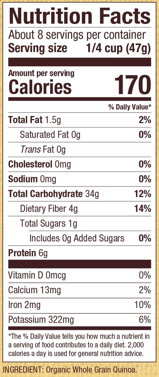 Bob's Red Mill Tri-Color Quinoa boosts veggie burgers with protein.