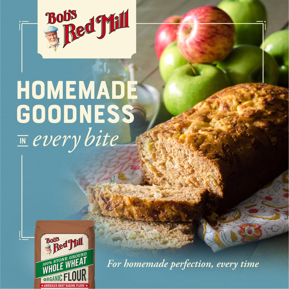 Bob's Red Mill organic flour muffins batter scene for baking ideas