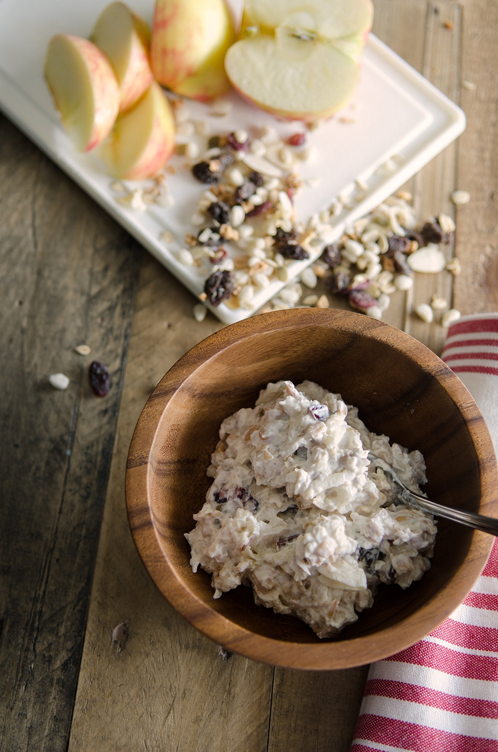 Bob's Red Mill overnight oats with yogurt and fruit for a convenient morning.
