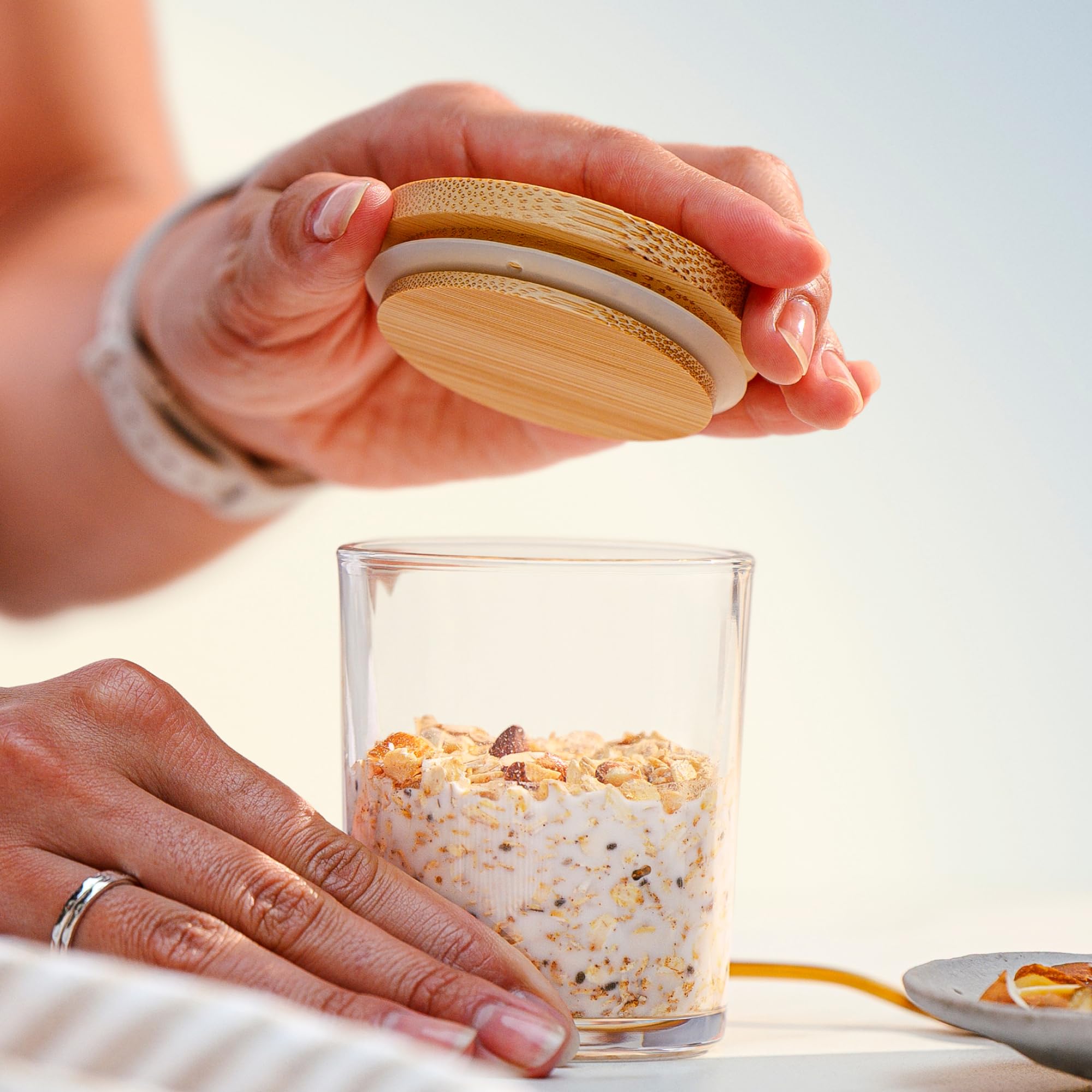 Bob's Red Mill Overnight Protein Oats bowl, ready-to-eat protein-boosting breakfast