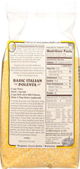 Bob's Red Mill polenta steaming bowl with creamy texture.