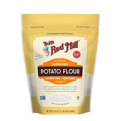 Bob's Red Mill potato flour front package highlighting gluten-free baking versatility