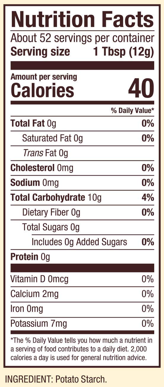 Gluten-free baking setup using potato starch for tender results