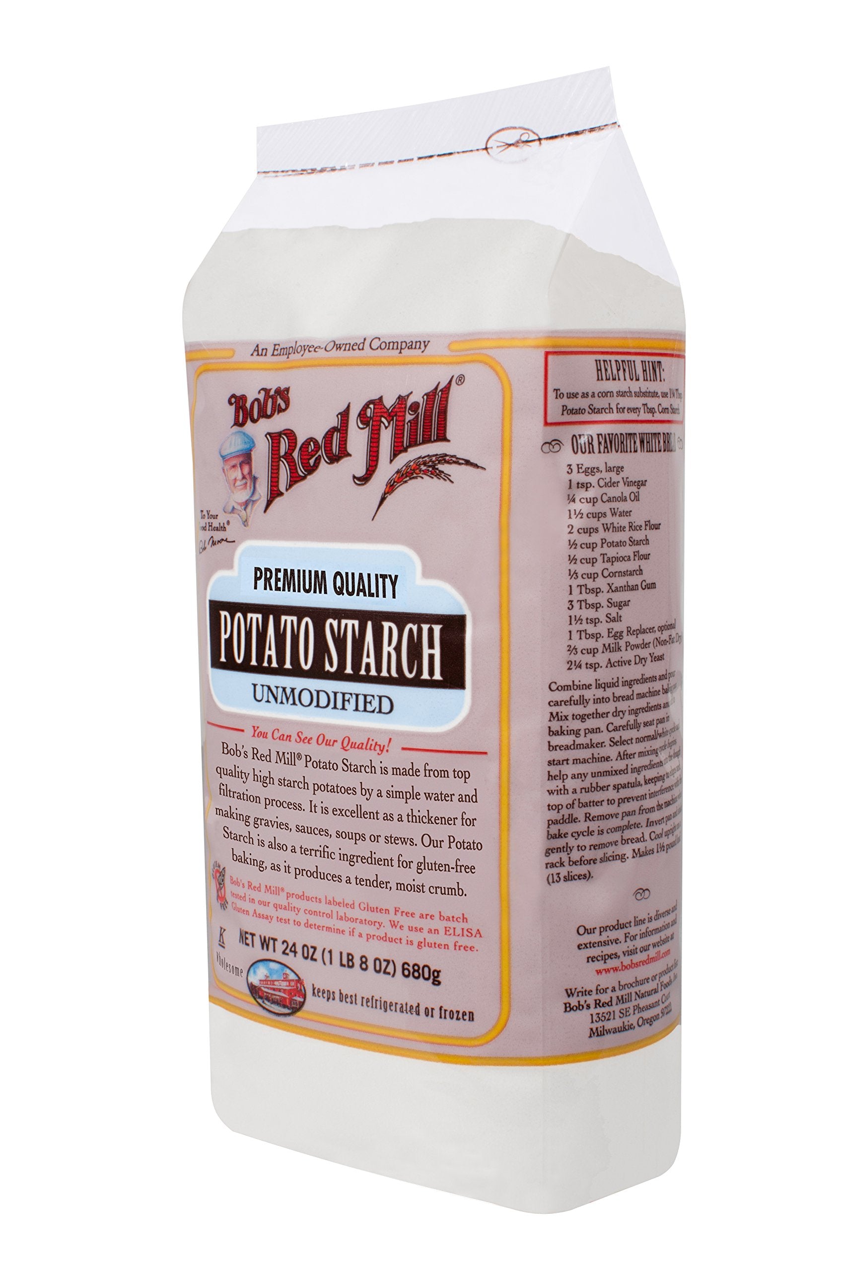 Bob's Red Mill Potato Starch improving moisture in gluten-free cookies.