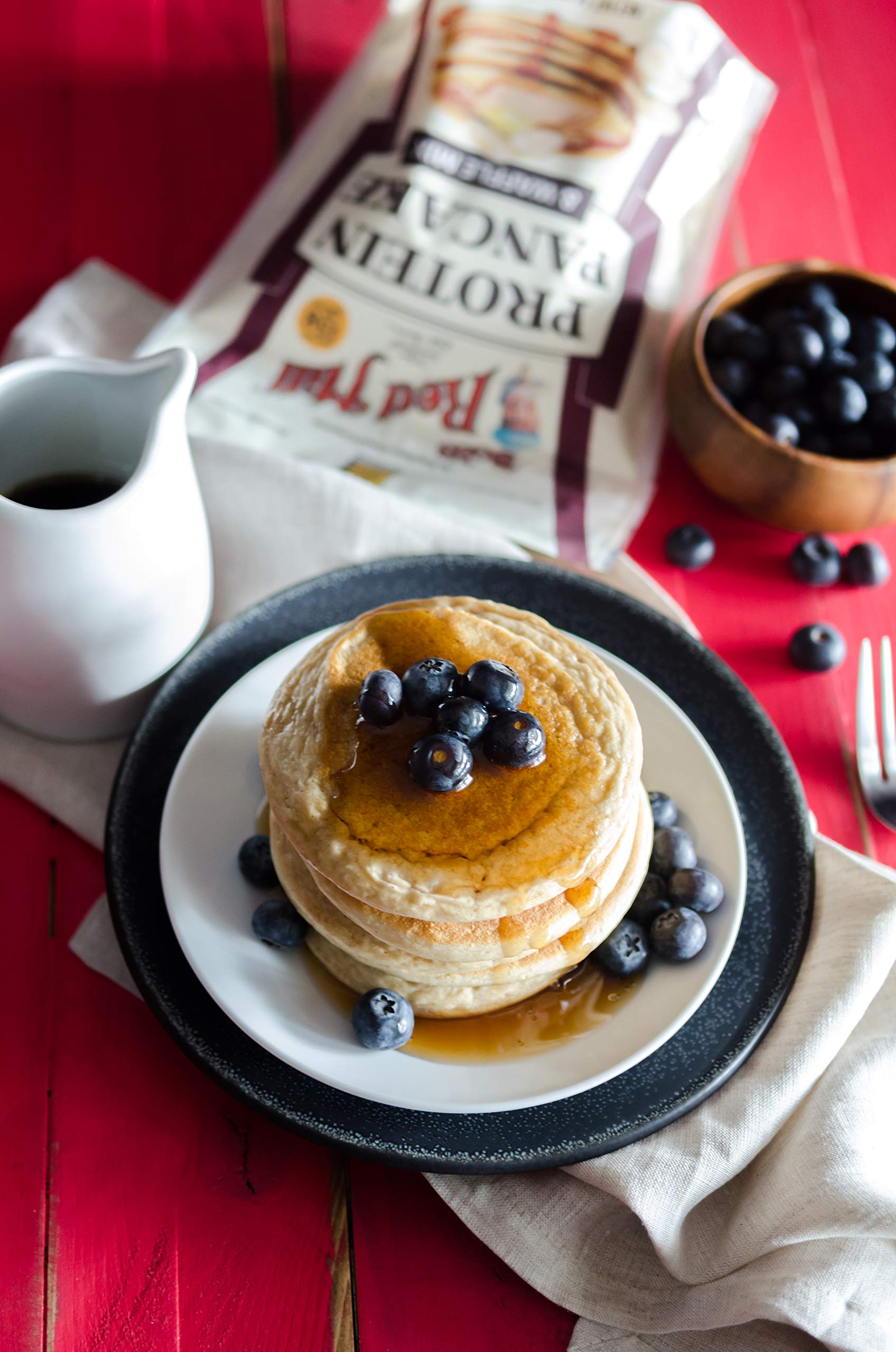 Bob's Red Mill Protein Pancake Mix fiber at 18% DV.