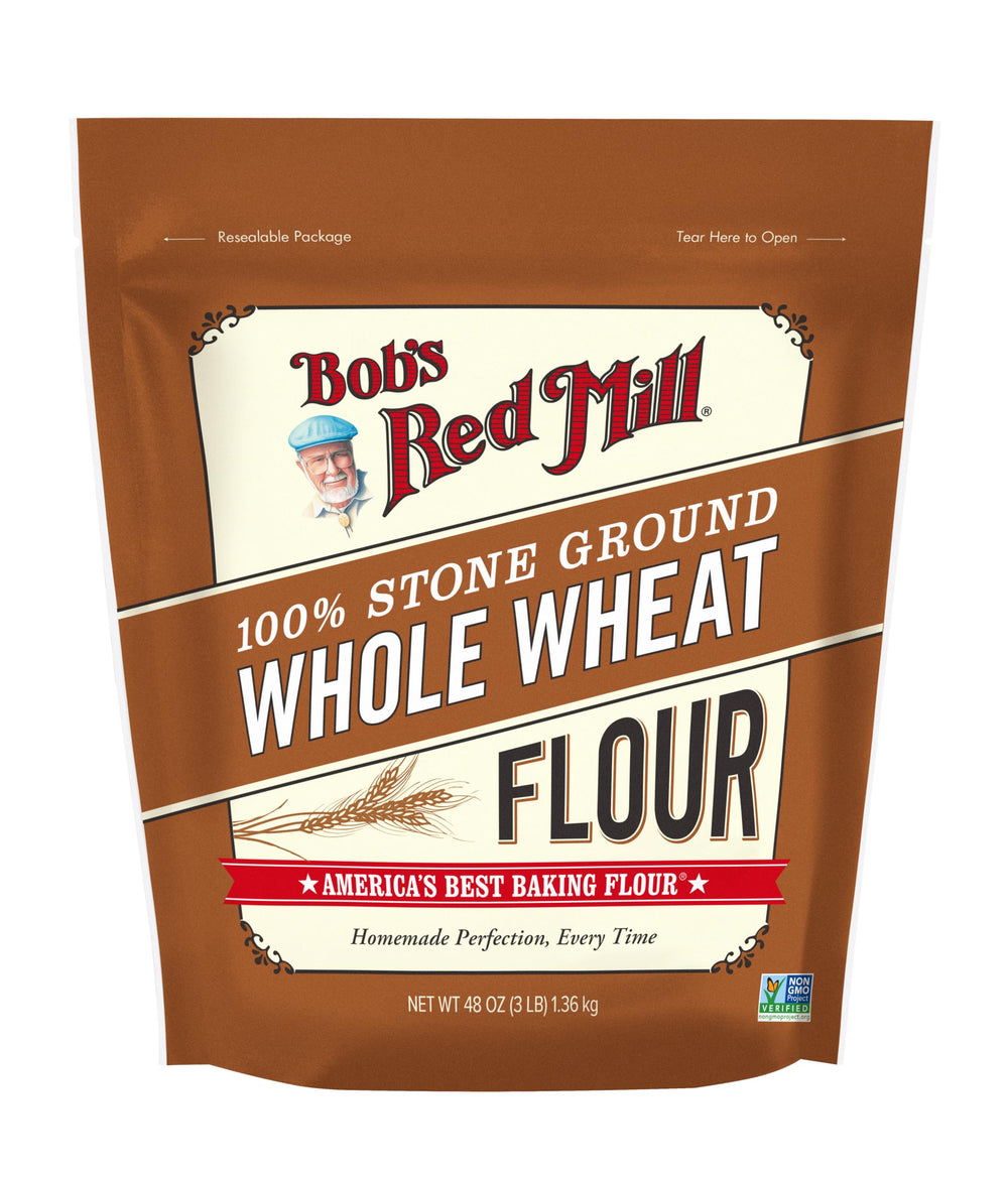 Quartz millstone traditional milling method behind Bob's Red Mill flour.
