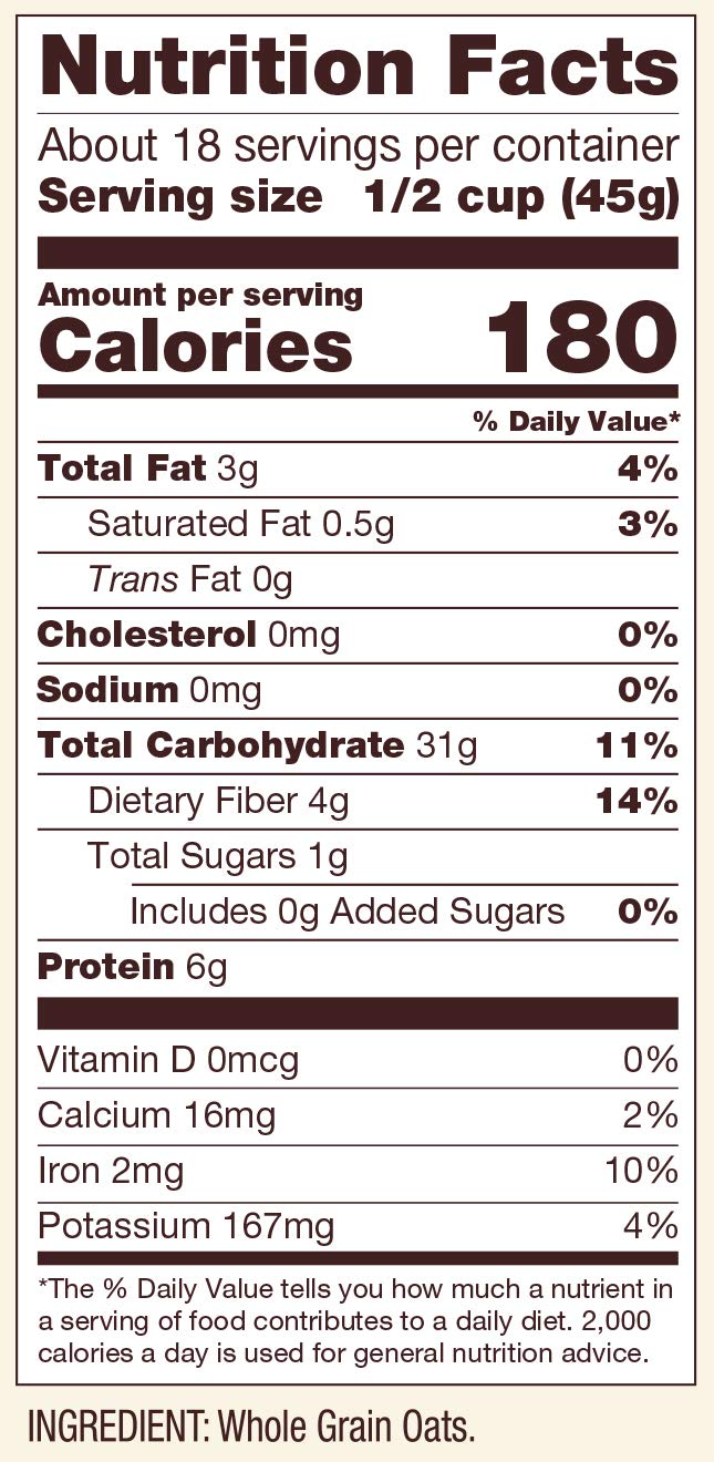 Bob's Red Mill ready-to-cook oats are versatile for quick, customizable breakfasts.