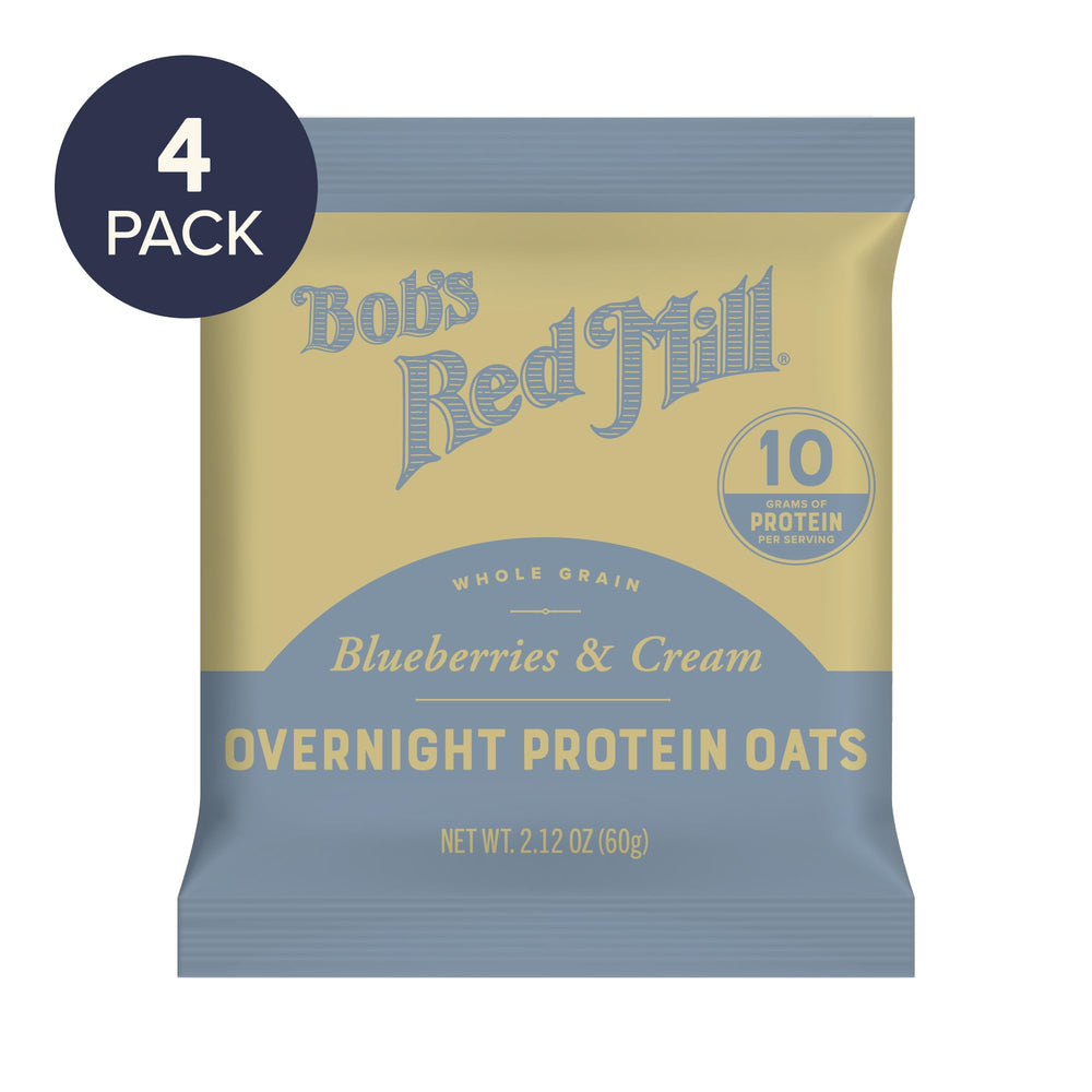 Bob's Red Mill Ready-to-mix morning oats served quickly for a busy schedule